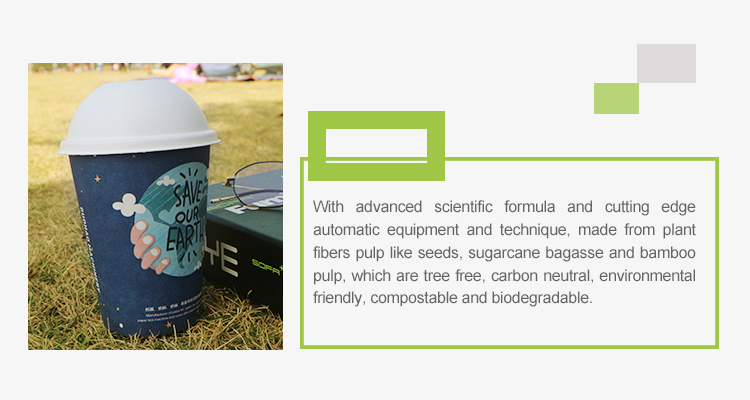 zero waste eco lids biodegradable coffee cup lids