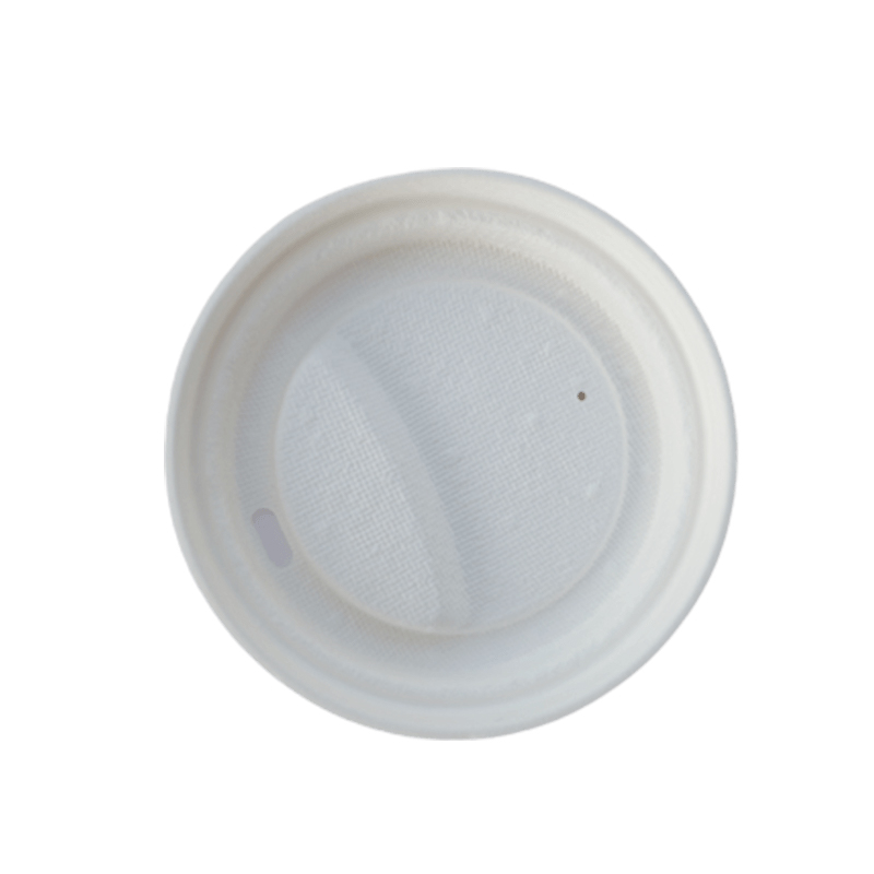 Hot Coffee Cups With Lids Heat Resistant Compostable Strawless Lids 