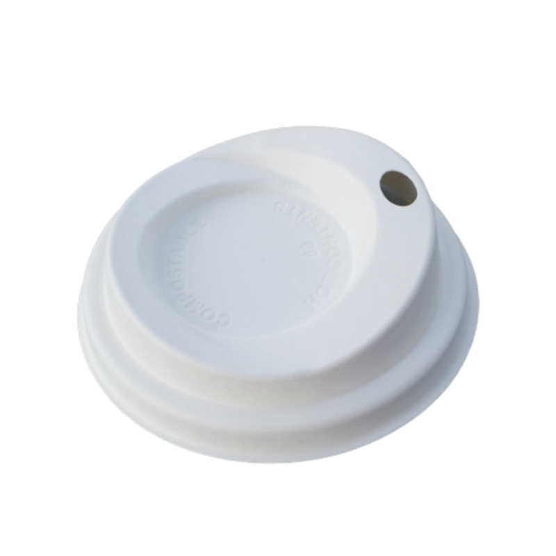 Biodegradable Coffee Cup Lid 100% Compostable for 8/12/16oz Cup