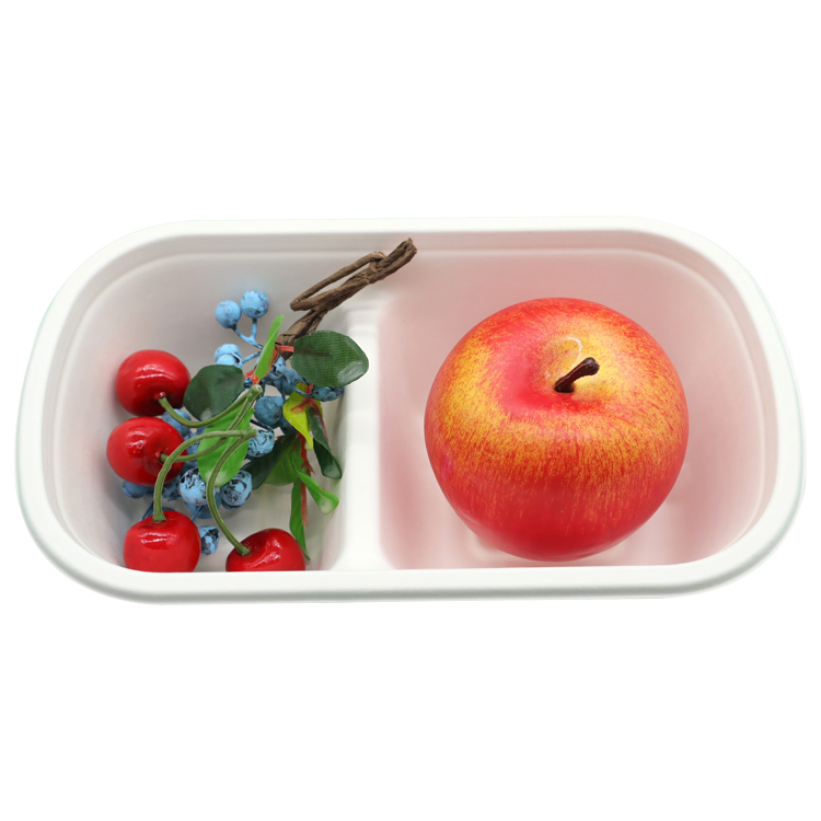 Whosale Disposable 100% Compostable Bagasse Take Out Away boxes Hamburger Lunch 