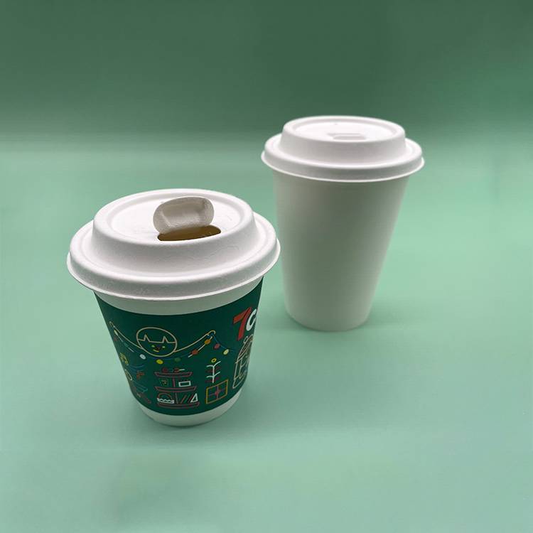 Eco Friendly Coffee Lids Manufacturers Wholesales In China , Bagasse Material