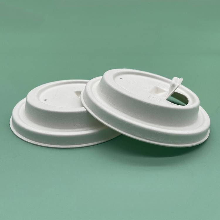 Eco Friendly Coffee Lids Manufacturers Wholesales In China , Bagasse Material