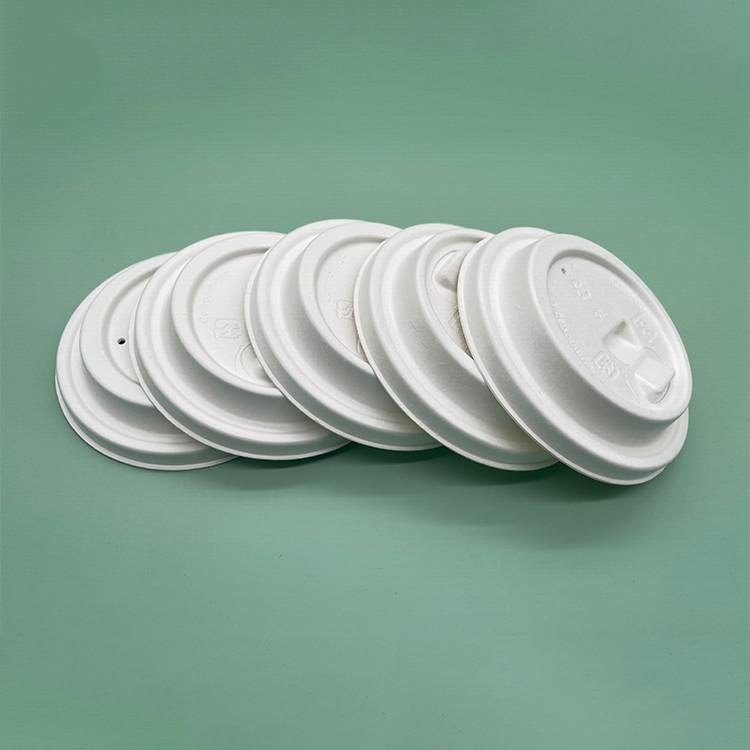 Eco Friendly Coffee Lids Manufacturers Wholesales In China , Bagasse Material