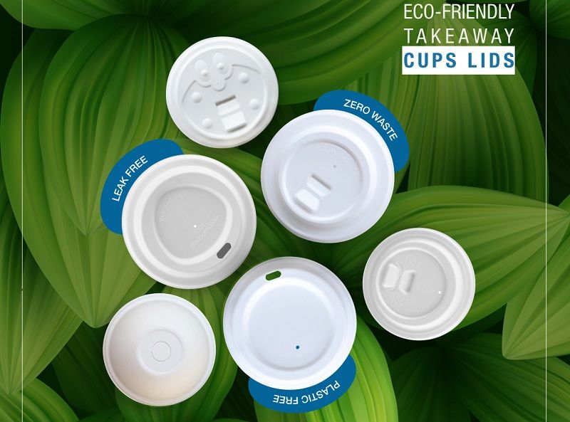 How are sugarcane cup lids stronger than plastic cup lids?