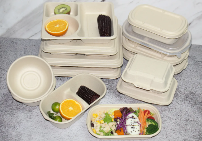 Environmentally friendly tableware is widely used
