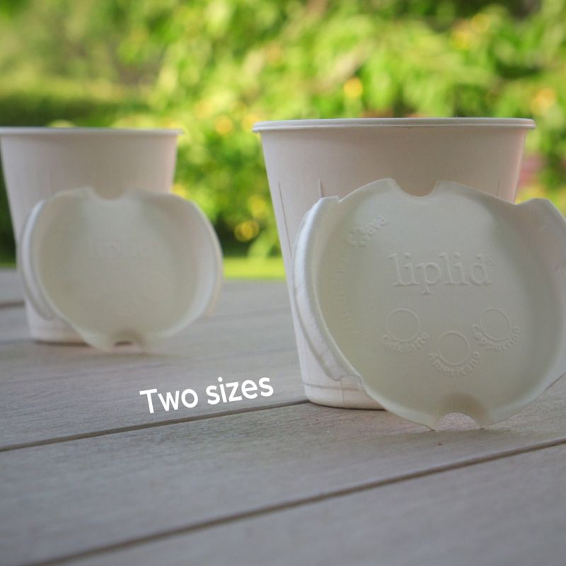 100% Compostable and sustainable coffee lids,a unique disposable lid